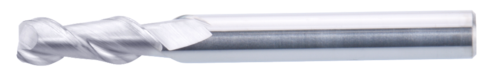 3 mm Carbide End Mill, 2 Flutes, Flat, Standard length, For N materials, Uncoated, Helix angle 45 degree, LOC 25 mm