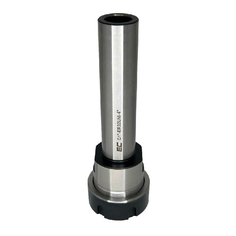 ER32 Collet Chuck Adapter, 1" Straight Shank, 4" Shank Length