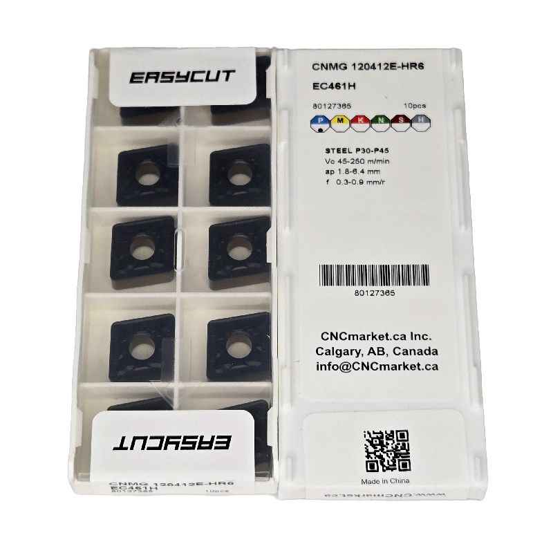CNMG 433 Carbide (CVD) Turning Insert, HR6, EC461H Grade, for P Materials