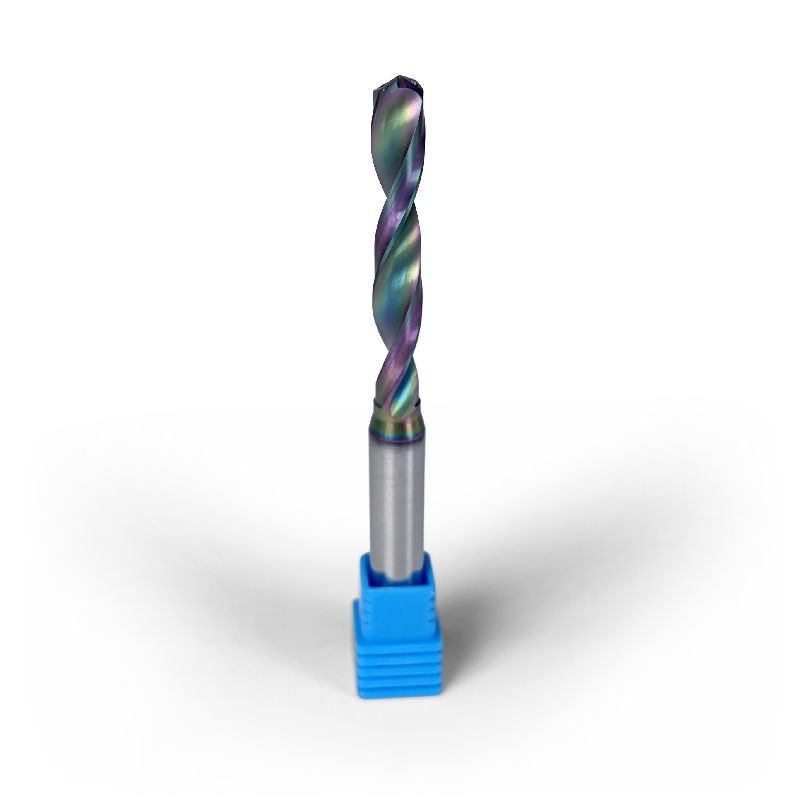 5/16-18 UNC Tap Drill, 2 f5/16-18 UNC Tap Drill, 2 flutes, Carbide Drill, 5xD, Through Tool Coolant - 140°, 1.7" LOC, HR Coated