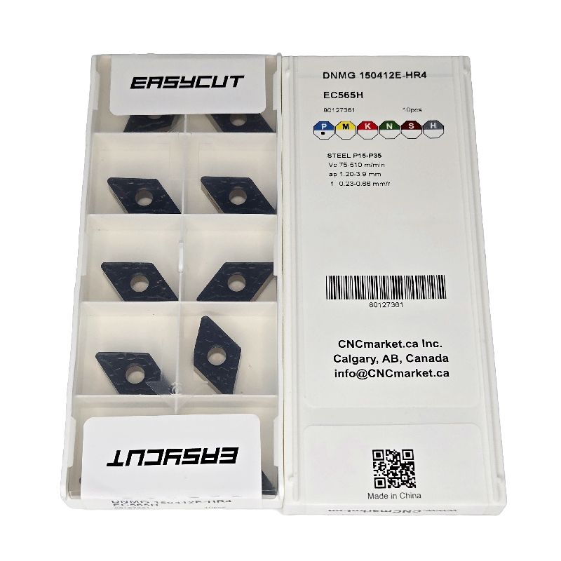 DNMG 443 Carbide (CVD) Turning Insert, HR4, EC565H Grade, for P Materials