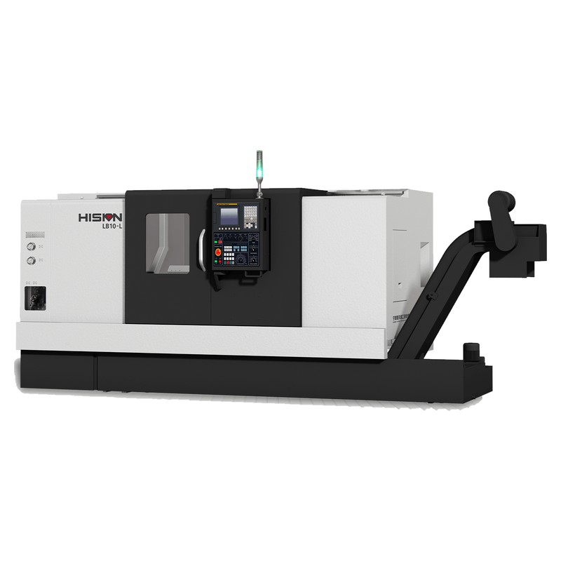 Hision LB10-XL Box Way CNC Lathe, 10-12" Chuck, Extra Long Bed