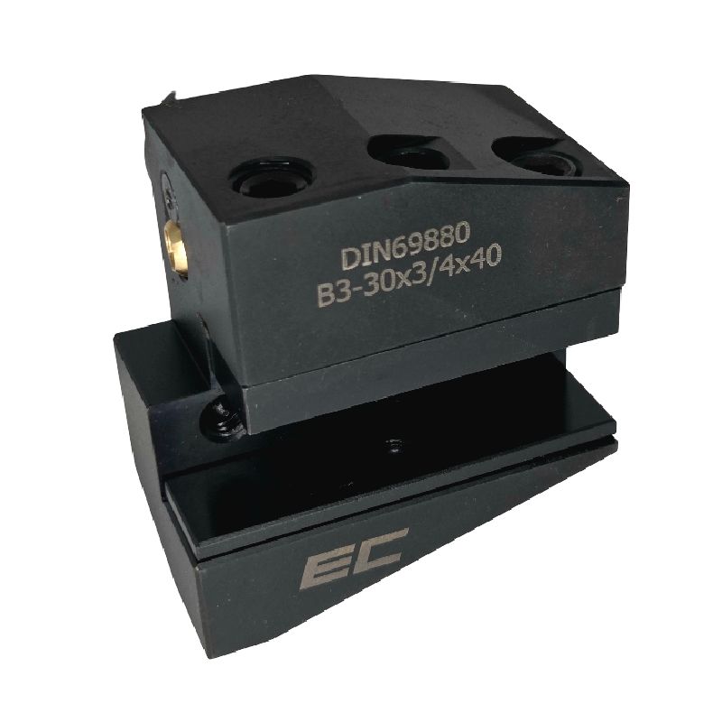 3/4" x 3/4" OD Turning Toolholder, VDI30, Form B3, Inverted Right Hand, Short