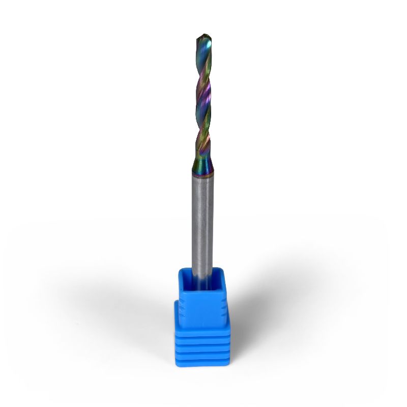 0.125" Carbide Drill, 2 flutes, 5xD, Through Tool Coolant - 140°, 0.95" LOC, HR Coated