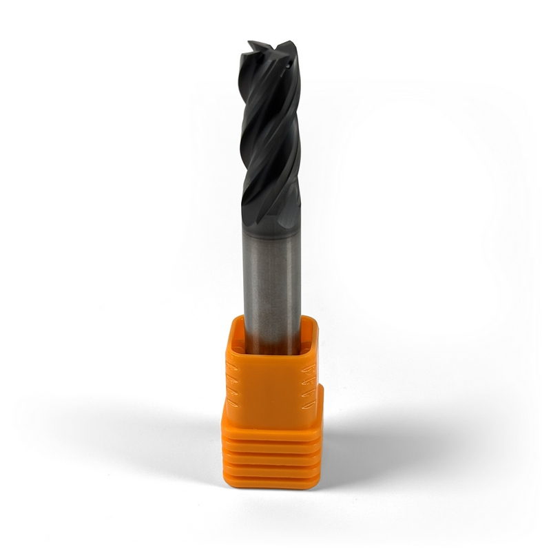 10 mm Carbide End Mill, 4 Flutes, Flat, Standard length, For P, M, K materials, AlCrN coated, LOC 25 mm