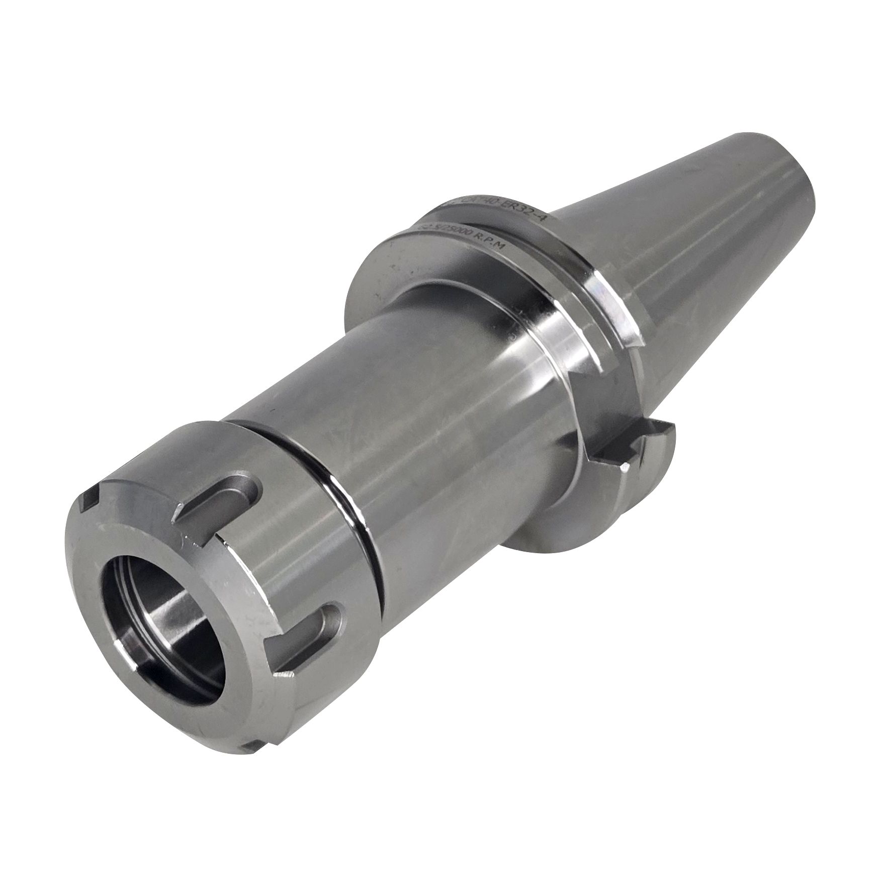 ER32 Collet Chuck, CAT40, 4" Gage Length