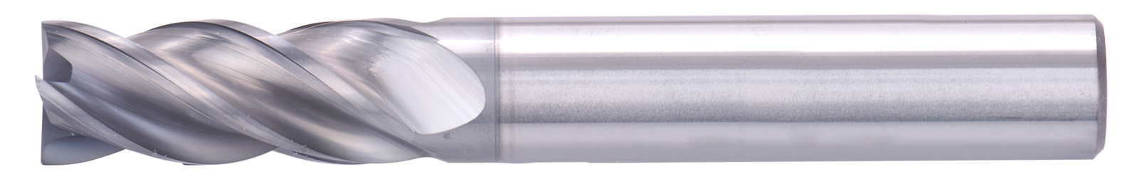 10 mm Carbide End Mill, 4 Flutes, Chamfering, Standard length