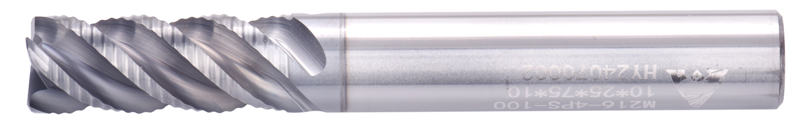 20 mm Carbide End Mill, 6 Flutes, With corrugated cutting edges, Standard length