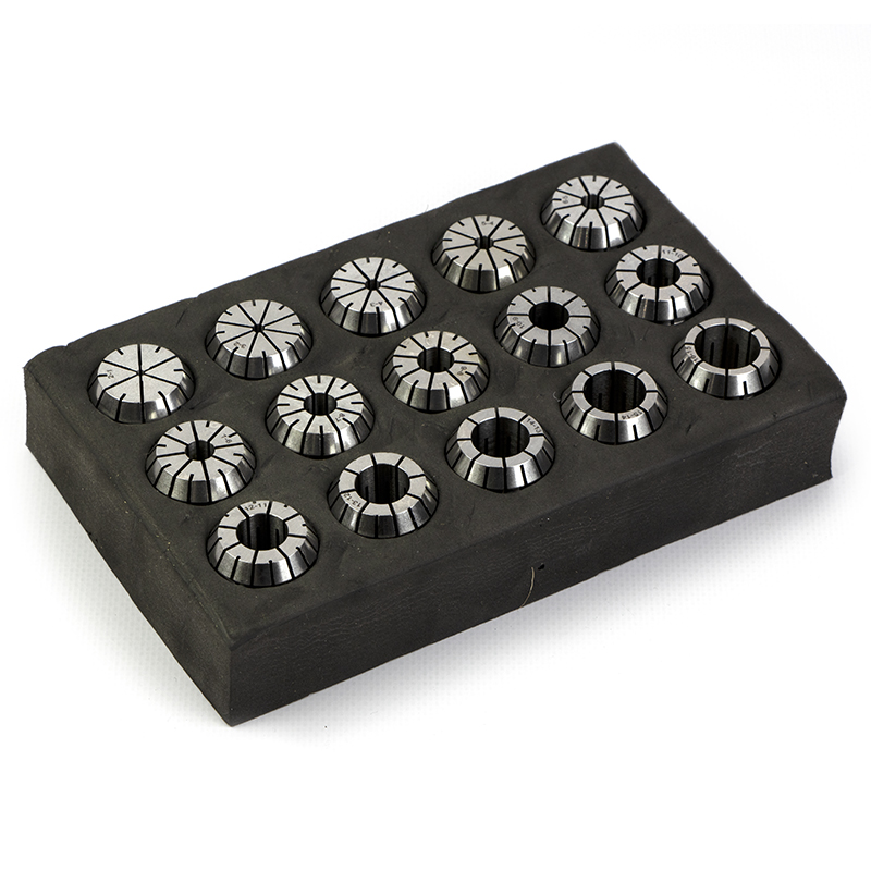 ER25 Collet Kit, clamping range ø2 - 16 mm, 15 pcs, Runout 0.005 mm