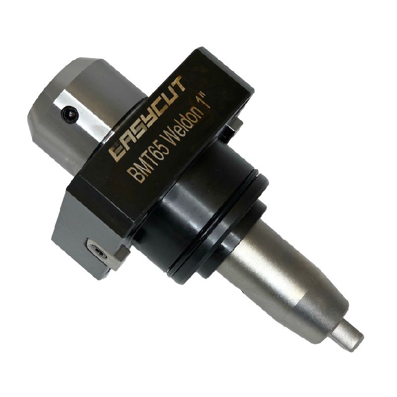 Straight (0°) live driven tool for BMT65 turrets, Weldon chuck 1", RPM=6000, RATIO 1:1