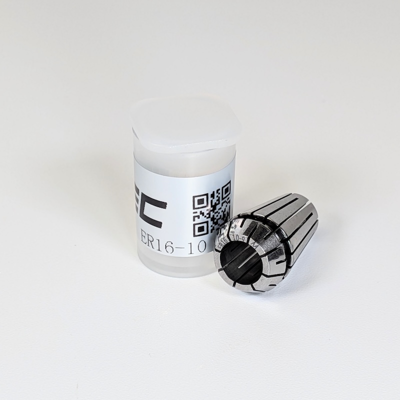10 mm ER16 Collet, clamping range 10 - 9 mm, Runout 0.01 mm