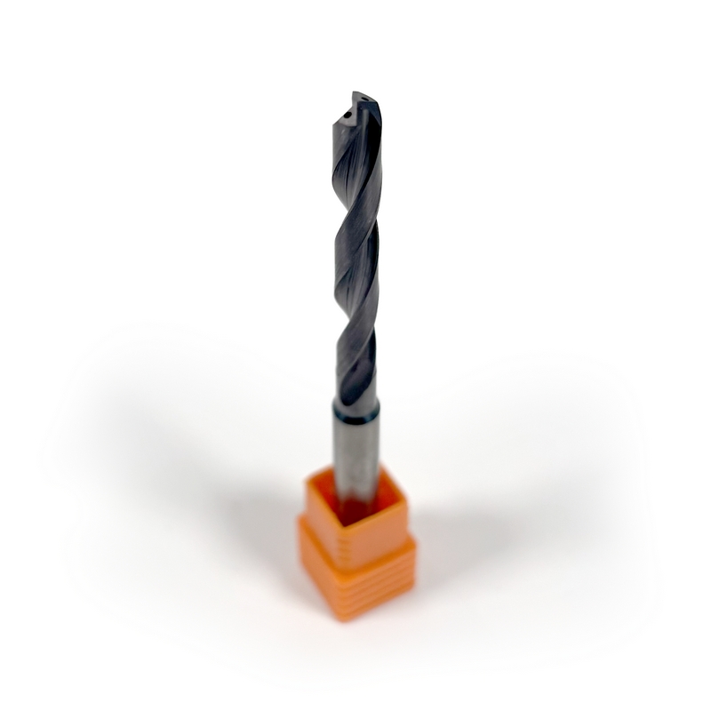 5mm Carbide Drill, 2 flutes, 5xD, Through Tool Coolant - 140°, 35mm LOC, Coated