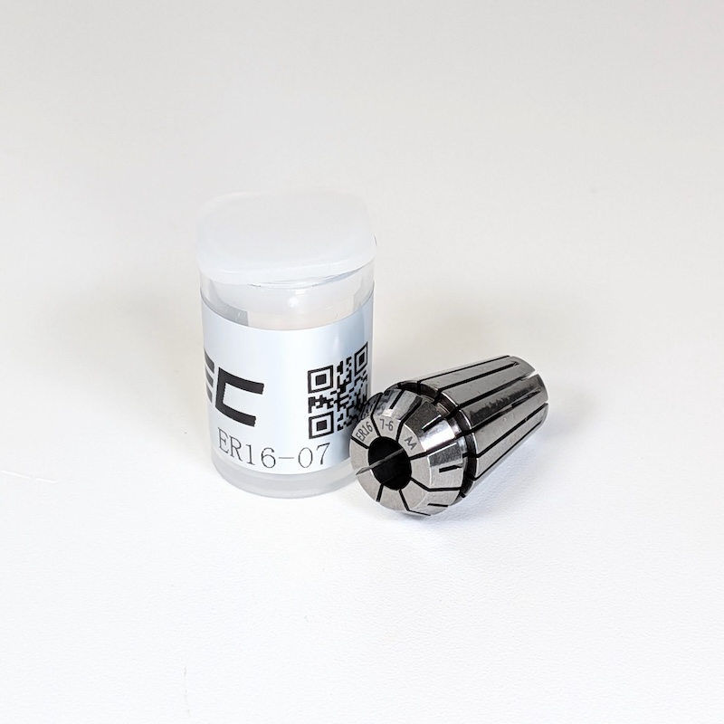 7 mm ER16 Collet, clamping range 7 - 6 mm, Runout 0.01 mm
